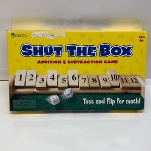 Learning Resources Shut The Box Addition & Subtraction Game